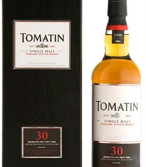 Tomatin Scotch Single Malt 30 Year Hot on Sale