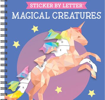 Brain Games - Sticker by Letter: Magical Creatures (Sticker Puzzles - Kids Activity Book) [With Sticker(s)] For Sale