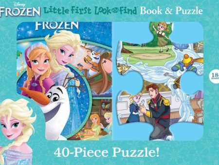 Disney Frozen: Little First Look and Find Book & Puzzle For Sale