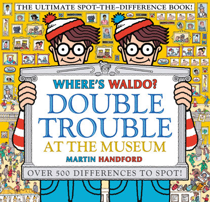 Where s Waldo? Double Trouble at the Museum: The Ultimate Spot-The-Difference Book! Discount