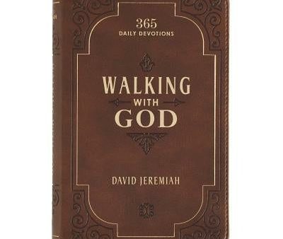 Walking with God Devotional - Brown Faux Leather Daily Devotional for Men & Women 365 Daily Devotions Supply