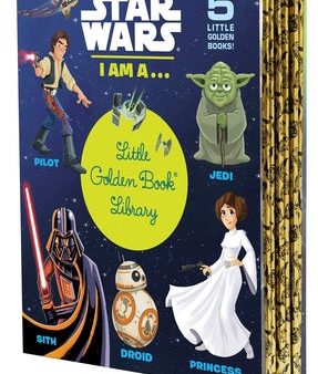 Star Wars: I Am A...Little Golden Book Library -- 5 Little Golden Books: I Am a Pilot; I Am a Jedi; I Am a Sith; I Am a Droid; I Am a Princess Online Hot Sale