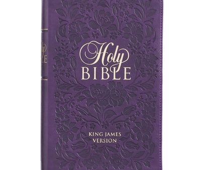 KJV Bible Giant Print Purple on Sale