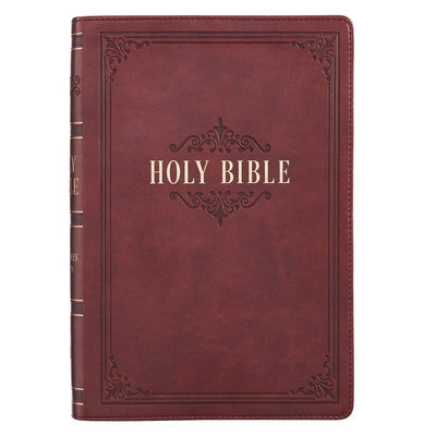 KJV Bible Giant Print Full Size Burgundy Hot on Sale